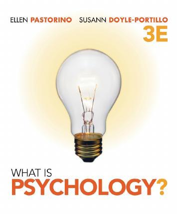 What is Psychology (Available Titles Aplia) 3rd Edition by Pastorino