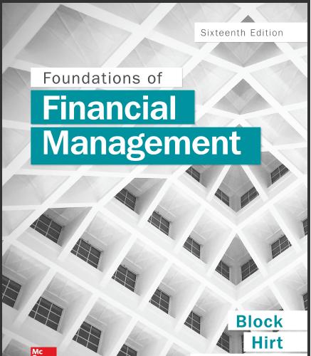 (Solution Manual)Foundations of Financial Management 16th Edition.zip