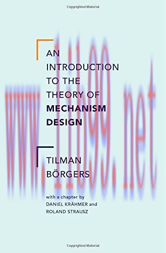 [FOX-Ebook]An Introduction to the Theory of Mechanism Design