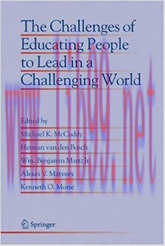 (PDF)The Challenges of Educating People to Lead in a Challenging World (Educational Innovation ...