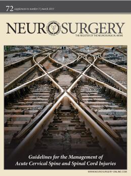 Guidelines for the Management of Acute Cervical Spine and Spinal Cord Injuries