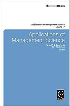 (PDF)Applications of Management Science
