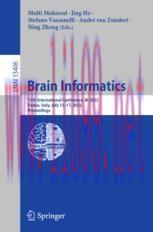 [PDF]Brain Informatics: 15th International Conference, BI 2022, Padua, Italy, July 15&ndash;17, 2022,...