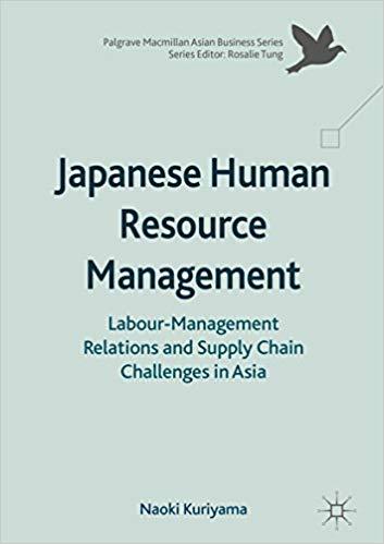 (PDF)Japanese Human Resource Management Labour-Management Relations and Supply Chain Challenges...