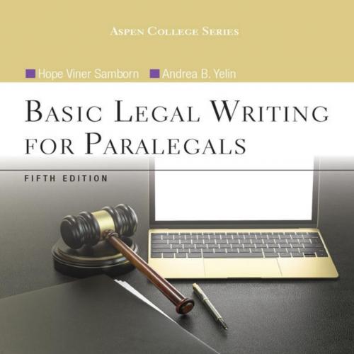 Basic Legal Writing for Paralegals 5th Edition by Hope Viner Samborn - Hope Viner Samborn & And...