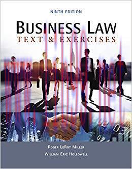 Business Law: Text & Exercises 9th Edition,