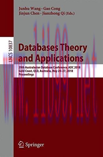 [FOX-Ebook]Databases Theory and Applications: 29th Australasian Database Conference
