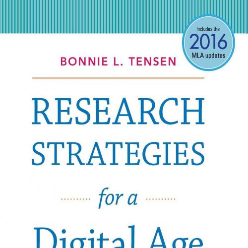 Research Strategies for a Digital Age, 5th ed. - Wei Zhi