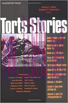 (PDF)Torts Stories (Law Stories)