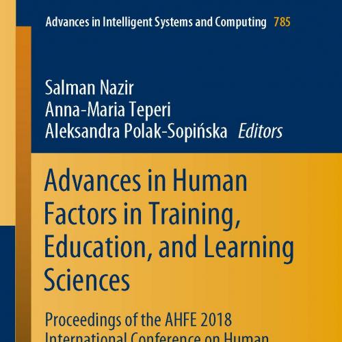 Advances in Human Factors in Training, Education, and Learning Sciences