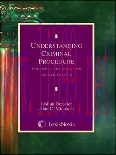 (PDF)Understanding Criminal Procedure Volume Two, Adjudication