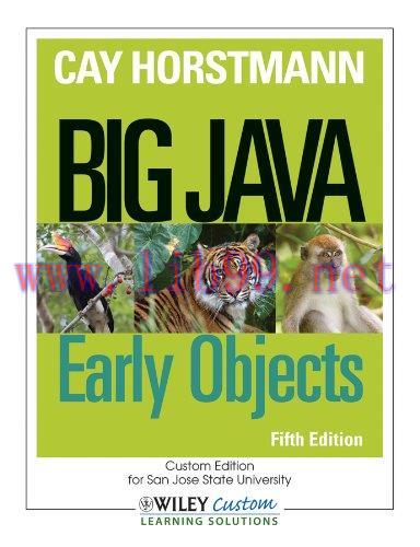 [FOX-Ebook]Big Java: Early Objects, 5th Edition