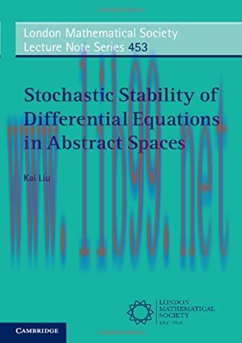 [FOX-Ebook]Stochastic Stability of Differential Equations in Abstract Spaces