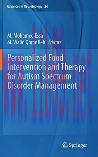 [AME]Personalized Food Intervention and Therapy for Autism Spectrum Disorder Management (Advanc...