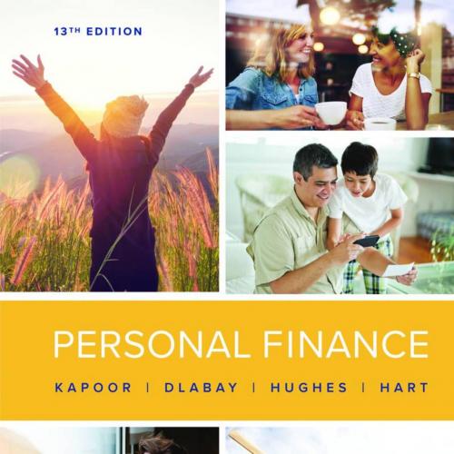 Personal Finance 13th Edition by Jack Kapoor