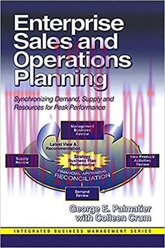 (PDF)Enterprise Sales and Operations Planning: Synchronizing Demand, Supply and Resources for P...