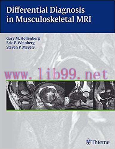 [PDF]Differential Diagnosis in Musculoskeletal MRI