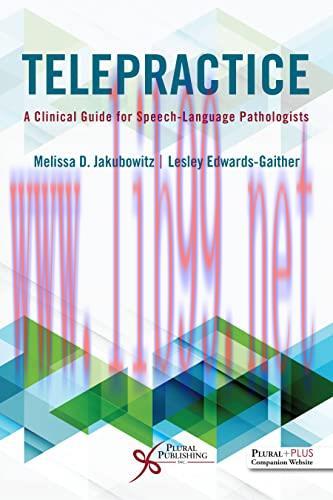 [AME]Telepractice: A Clinical Guide for Speech-Language Pathologists (Original PDF)