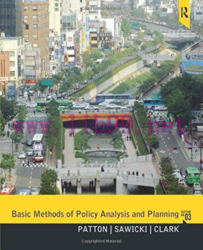 [FOX-Ebook]Basic Methods of Policy Analysis and Planning, 3rd Edition