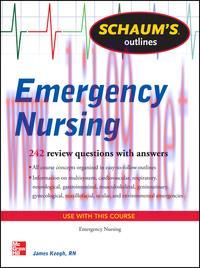 [AME]Schaum's Outline of Emergency Nursing (Schaum's Outline Series)