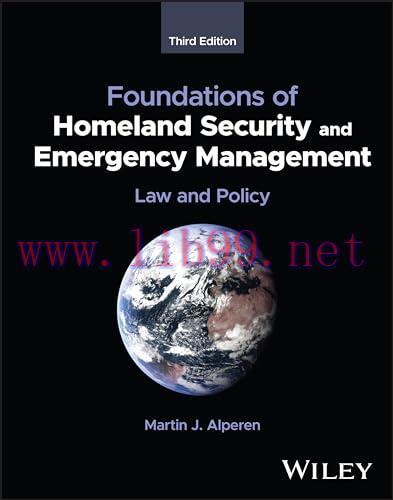 [FOX-Ebook]Foundations of Homeland Security and Emergency Management: Law and Policy, 3rd Editi...