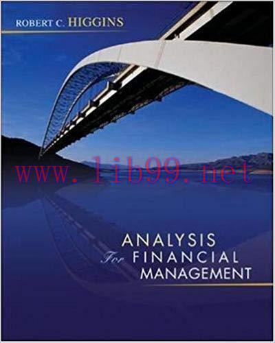 (PDF)Analysis for Financial Management (Mcgraw-hill/Irwin Series in Finance, Insurance and Real...