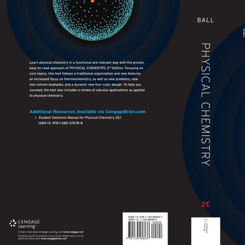 Physical Chemistry, 2nd Edition by David W. Ball