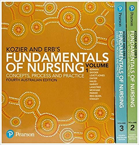Kozier and Erb&rsquo;s Fundamentals of Nursing 3 Volume Set fourth AUSTRALIAN edition