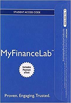 (PDF)NEW MyFinanceLab&trade; with Pearson eText &mdash; Instant Access &mdash; for Principles of Managerial Finan...