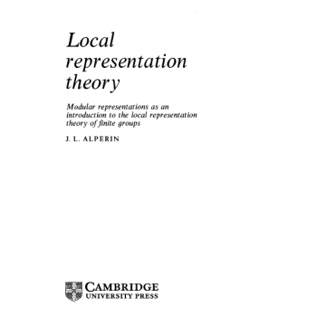 Local Representation Theory