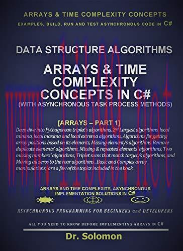 [FOX-Ebook]Arrays and Time Complexity Implementation Solutions in C#