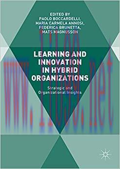 (PDF)Learning and Innovation in Hybrid Organizations: Strategic and Organizational Insights 1st...