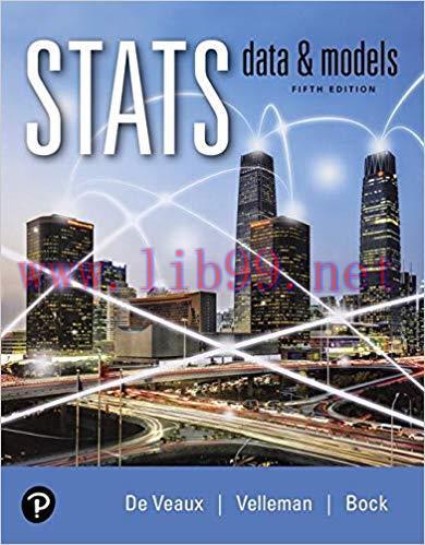 [EPUB]Stats Data and Models 5e [Richard D. De Veaux]