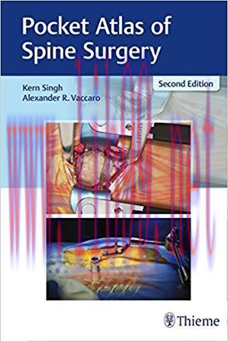 [PDF]Pocket Atlas of Spine Surgery 2nd Edition + 1st Edition
