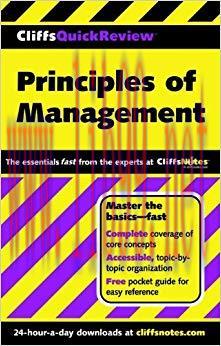 (PDF)CliffsQuickReview Principles of Management 1st Edition