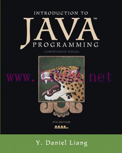 [FOX-Ebook]Introduction to Java Programming, Comprehensive Version, 9th Edition