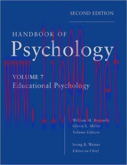 [AME]Handbook of Psychology, Volume 7: Educational Psychology, 2nd Edition