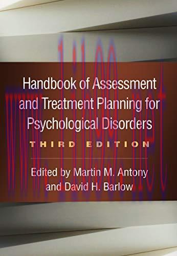 [AME]Handbook of Assessment and Treatment Planning for Psychological Disorders, Third Edition (...