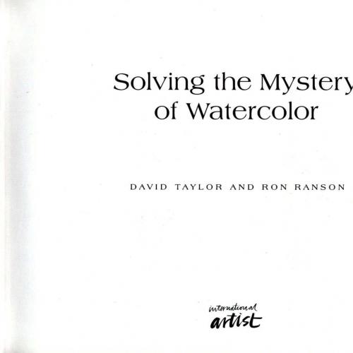 Solving The Mystery of Watercolour