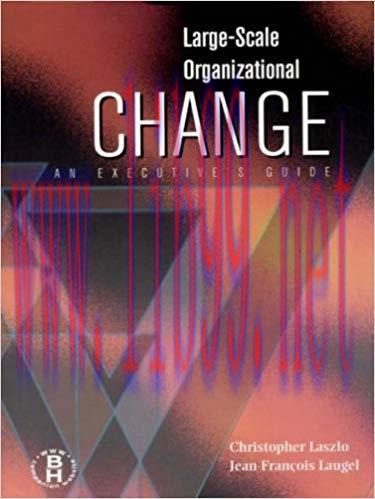 (PDF)Large-Scale Organizational Change 1st Edition