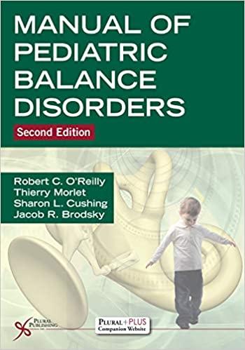 Manual of Pediatric Balance Disorders Second Edition