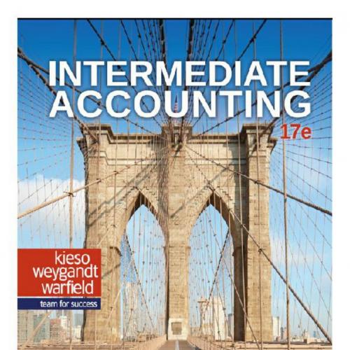 Intermediate Accounting, 17th Edition by Donald E. Kieso - Vitalsource Download