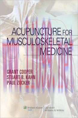 [AME]Acupuncture for Musculoskeletal Medicine (ORIGINAL PDF from_ Publisher)