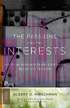 (PDF)The Passions and the Interests: Political Arguments for Capitalism before Its Triumph (Pri...