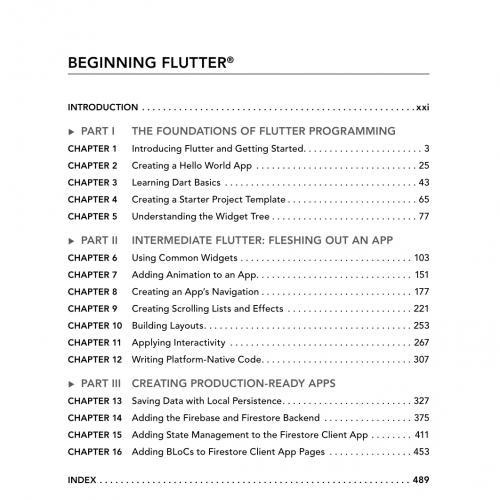 Beginning Flutter