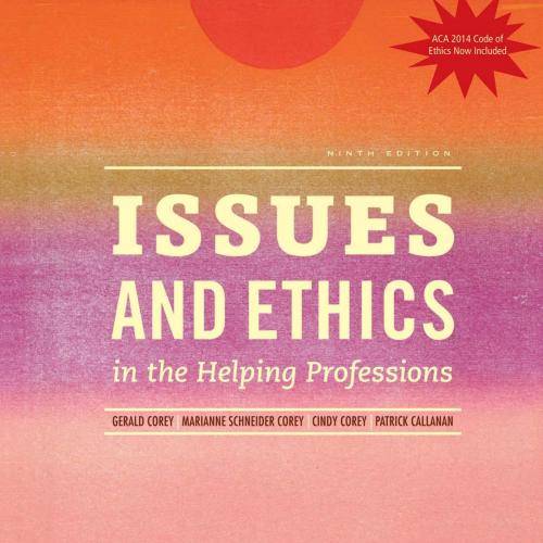 Issues and Ethics in the Helping Professions