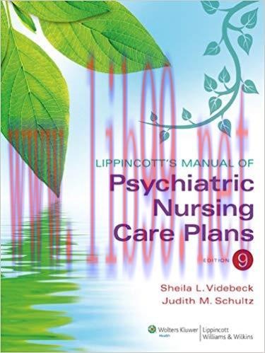 (PDF)Lippincott&rsquo;s Manual of Psychiatric Nursing Care Plans 9th Edition