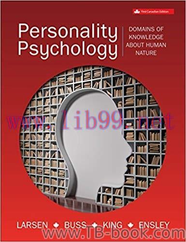 Personality Psychology by Randy J. Larsen 题库