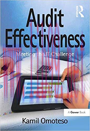 (PDF)Audit Effectiveness: Meeting the IT Challenge 1st Edition