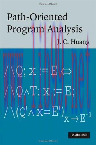[FOX-Ebook]Path-Oriented Program Analysis